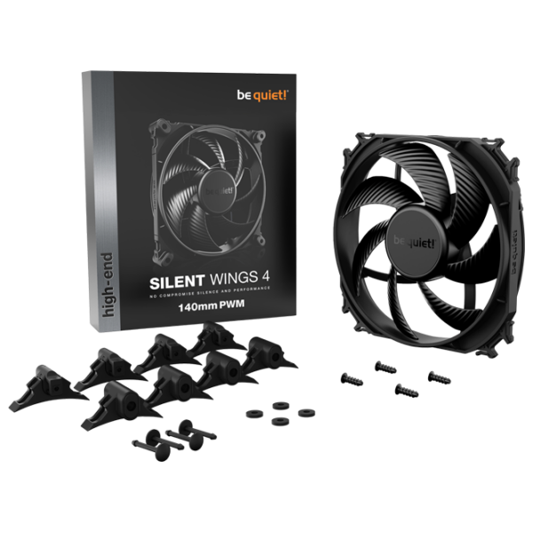 Вентилятор для корпуса Be quiet! Silent Wings 4 PWM Черный  photo 4