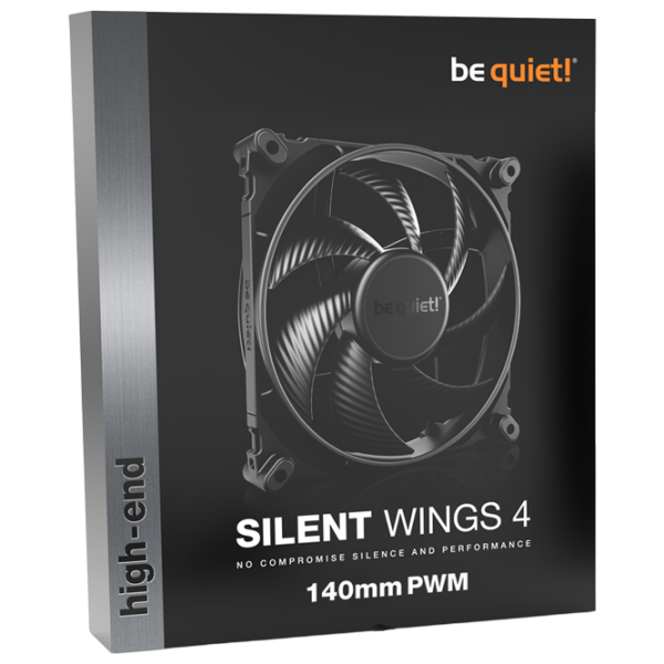 Вентилятор для корпуса Be quiet! Silent Wings 4 PWM Черный  photo 6