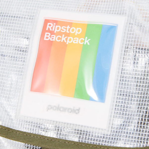 Rucsac pentru aparat foto Polaroid Ripstop Backpack Transparent Plastic photo 4