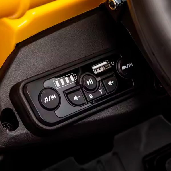 Tractor electric Cat Glamvers 45952 Yellow 3+ | | 5 km/h photo 9