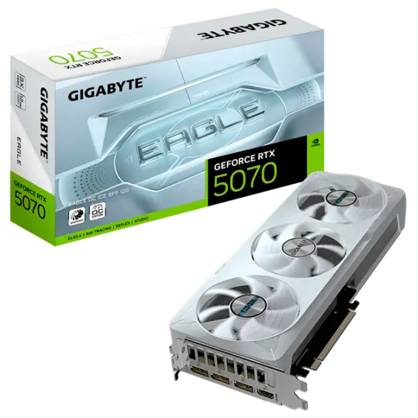 Видеокарта Gigabyte GeForce RTX 5070 Eagle OC ICE 12 ГБ PCI Express x16 5.0 photo 9