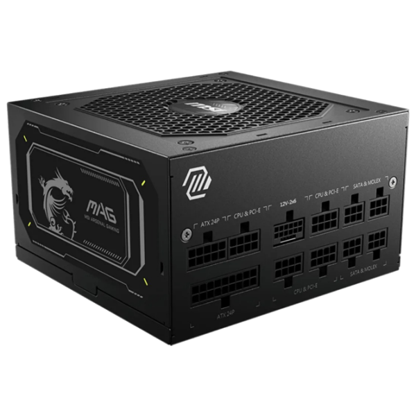 Блок питания MSI MAG A750GL PCIE5 II 750 Вт Черный  photo 2