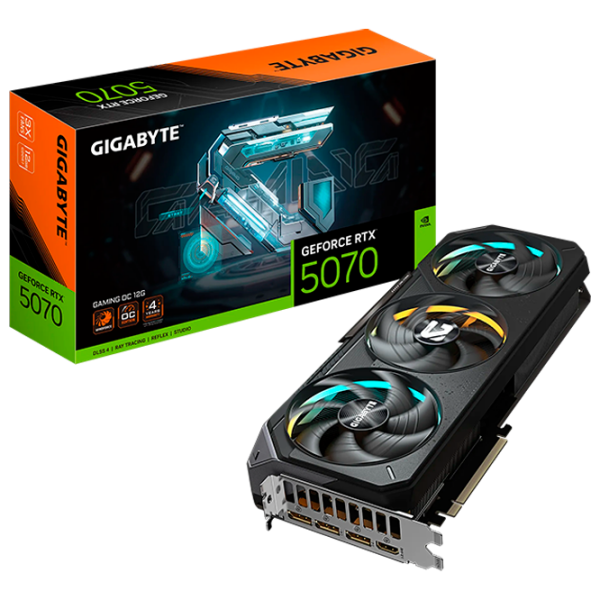 Видеокарта Gigabyte GeForce RTX 5070 Gaming OC 12 ГБ PCI Express x16 5.0 photo 10