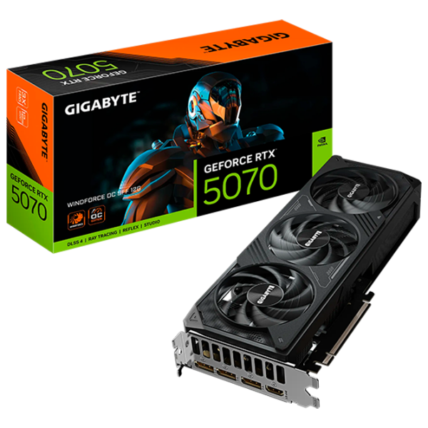 Видеокарта Gigabyte GeForce RTX 5070 WindForce OC 12 ГБ PCI Express x16 5.0 photo 10
