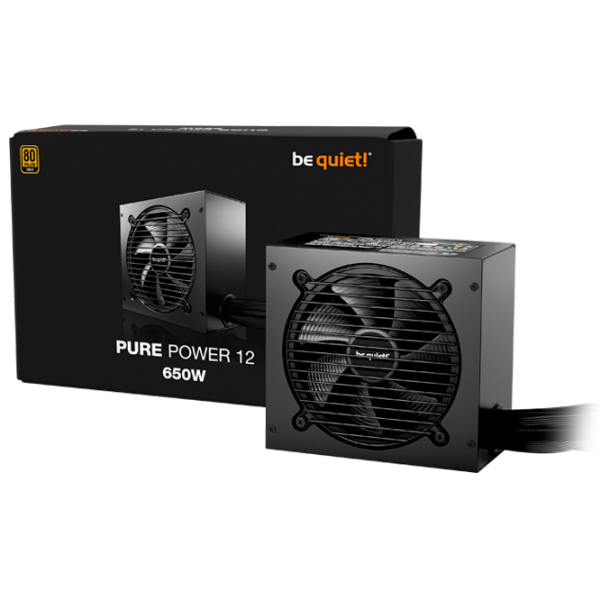 Блок питания Be quiet! PURE POWER 12 80+ Gold 650 Вт Черный  photo 4
