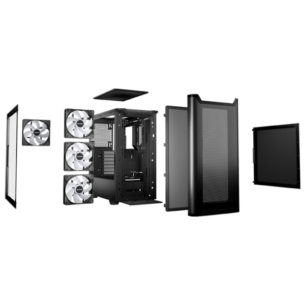 Carcasă Be quiet! Pure Base 501 LX Black micro ATX photo 7