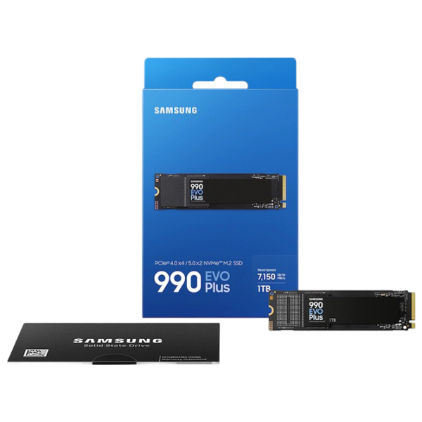 SSD Samsung 990 EVO Plus M.2 1 ТБ Скорость чтения: 7150 Мб/с,
Скорость записи: 6300 Мб/с photo 4