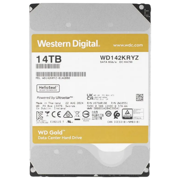 HDD Western Digital Gold Enterprise 3.5'' 14 TB  photo 3
