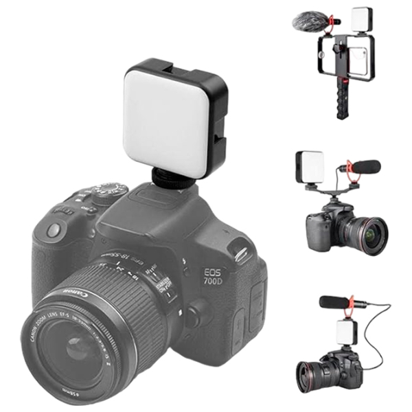 Lumină foto Pocket AY-49S Plastic / Black photo 3
