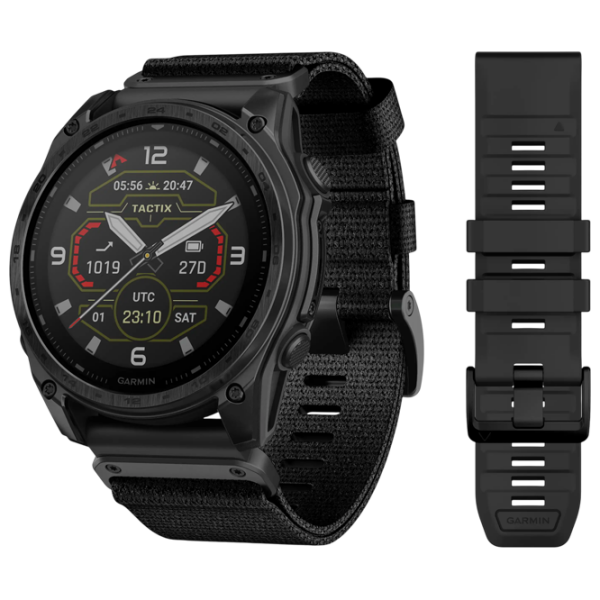 Умные часы Garmin Tactix 8 Solar Elite Черный 1.4" | 51 мм | Титан/Нейлон
| 010-03407-11 photo 1