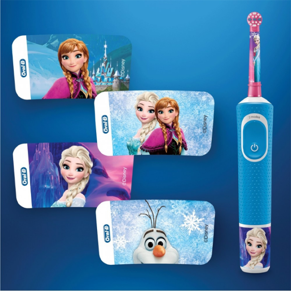 Зубная электрощетка Braun Kids Vitality D100 Frozen Синий  photo 2
