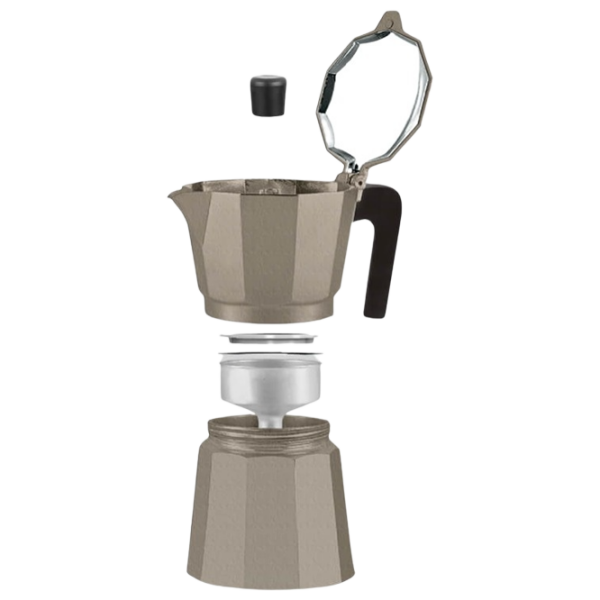 Гейзерная кофеварка Maestro Mr-1658-9
Коричневый 0.15л, Алюминий photo 2