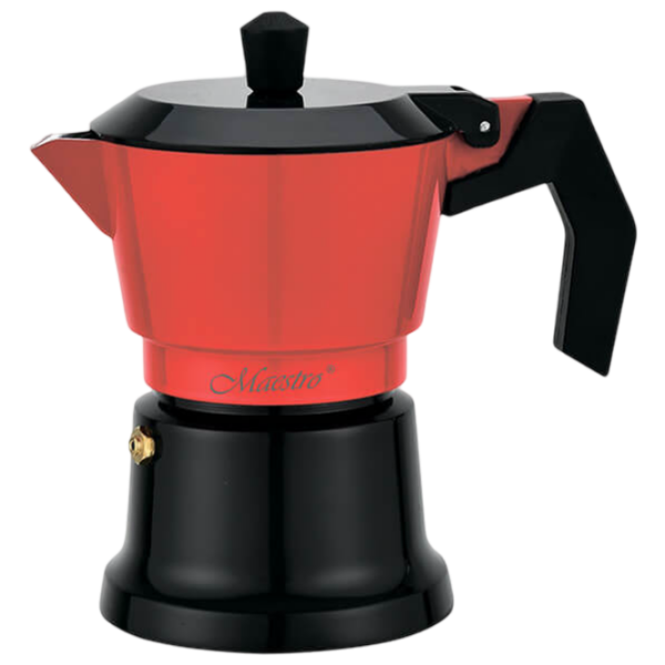 Гейзерная кофеварка Maestro Mr-1657-3
Красный 0.15л, Алюминий photo 1