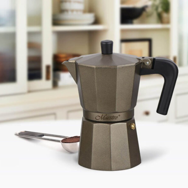 Cafetieră gheizer Maestro Mr-1666-6BROWN
Brown 0.3l, Aluminiu photo 6