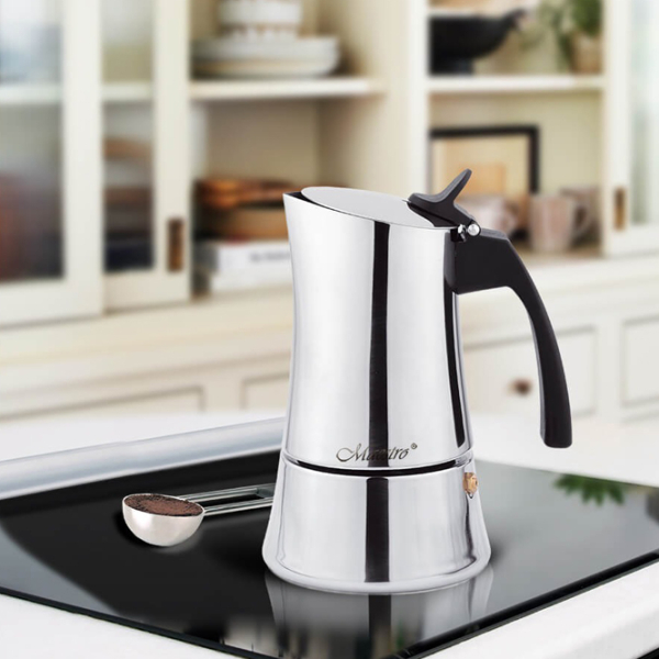 Cafetieră gheizer Maestro Mr-1668-2
Inox 0.1l, Aluminiu photo 6