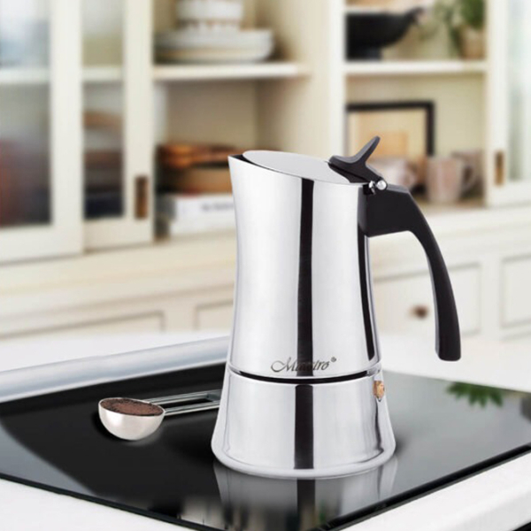 Cafetieră gheizer Maestro Mr-1668-6
Inox 0.3l, Aluminiu photo 6
