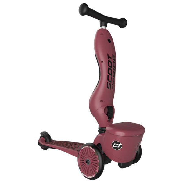 Trotinetă pentru copii cu trei roți Scoot and Ride Highway Kick 1 Lifestyle () Purple 1 an, , Din PU photo 2