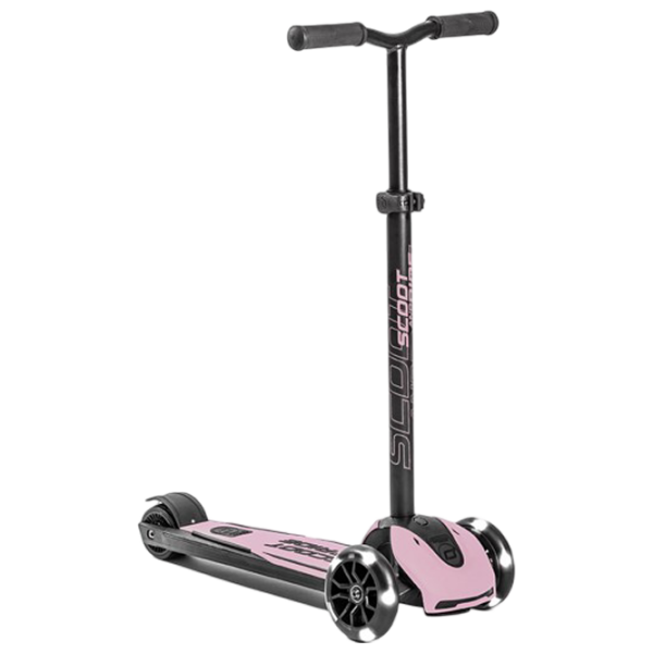 Детский трёхколёсный самокат Scoot and Ride Highway Kick 5 Led () Роза 5 лет, , Полиуретановые photo 1