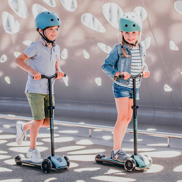 Детский трёхколёсный самокат Scoot and Ride Highway Kick 5 Led () Роза 5 лет, , Полиуретановые photo 5