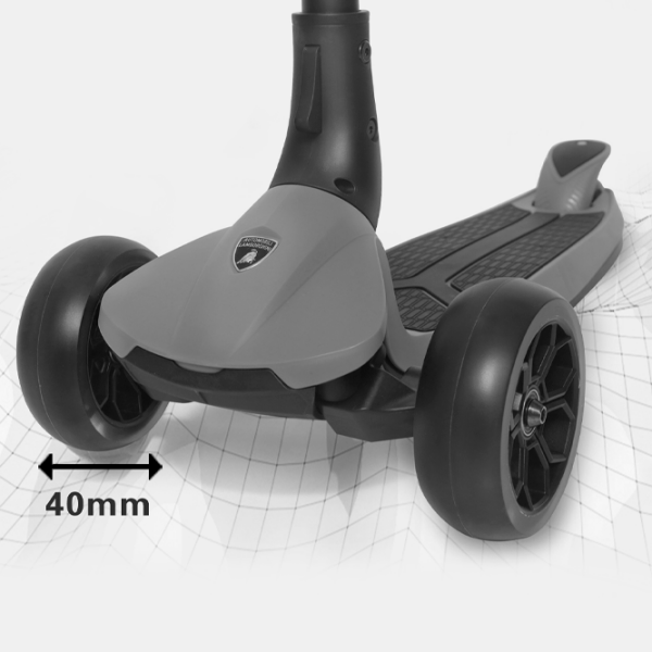 Trotinetă pentru copii cu trei roți Glamvers Lamborghini L3 (189101) Orange 3 ani, 50 kg, Din PU photo 2