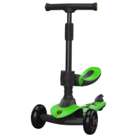 Trotinetă pentru copii cu trei roți Glamvers Lambrghini Trio (189613) Green 2 ani, 50 kg, Din PU