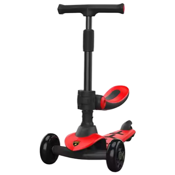 Trotinetă pentru copii cu trei roți Glamvers Lambrghini Trio (189651) Red 2 ani, 50 kg, Din PU photo 1