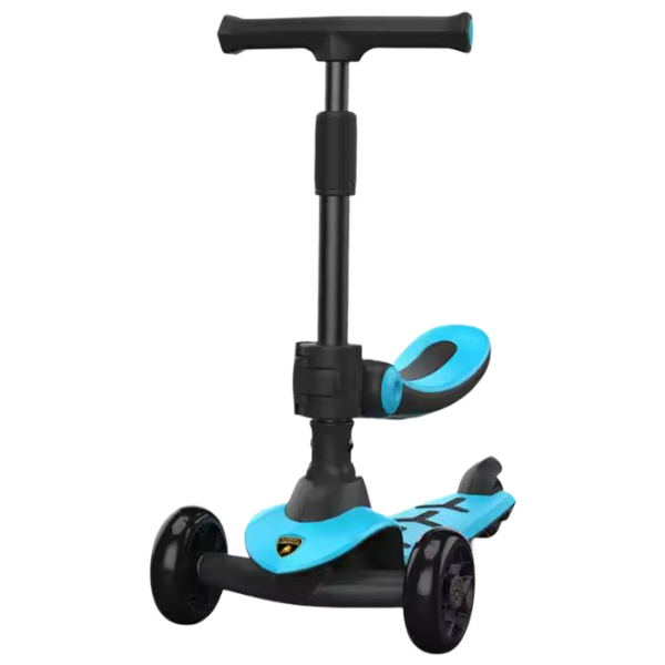 Детский трёхколёсный самокат Glamvers Lambrghini Trio (185590) Синий 2 года, 50 кг, Полиуретановые photo 1