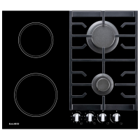 Plită încorporabilă combinată Bauer PRG 6042EG-CC7B Black