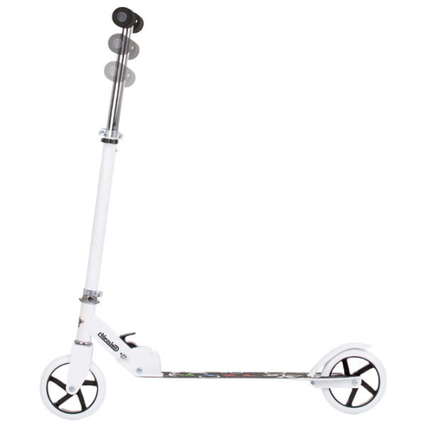 Детский двухколёсный самокат Chipolino Sharky (3800931055417) Белый 6 лет, 100 кг, Полиуретановые photo 3