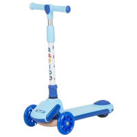 Детский трёхколёсный самокат Chipolino Rapido (DSRAP0241BL) Синий 3 года, 50 кг, Полиуретановые