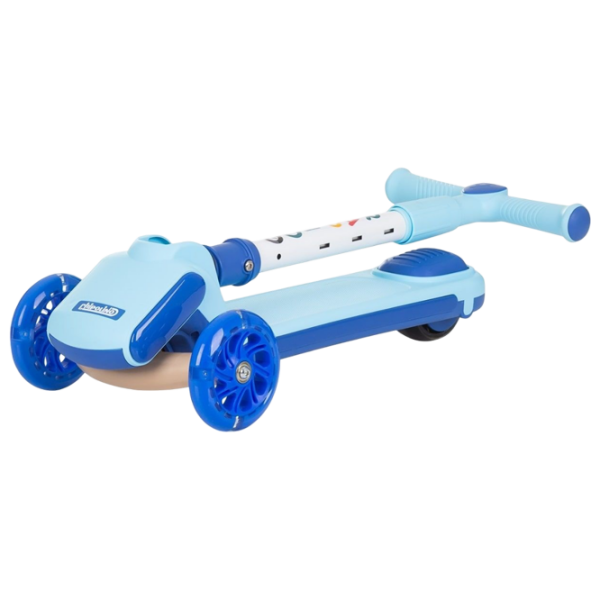 Детский трёхколёсный самокат Chipolino Rapido (DSRAP0241BL) Синий 3 года, 50 кг, Полиуретановые photo 4