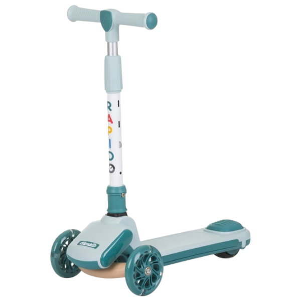 Детский трёхколёсный самокат Chipolino Rapido (DSRAP0242GR) Зеленый 3 года, 50 кг, Полиуретановые photo 1