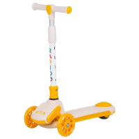Детский трёхколёсный самокат Chipolino Rapido (DSRAP0244YE) Желтый 3 года, 50 кг, Полиуретановые