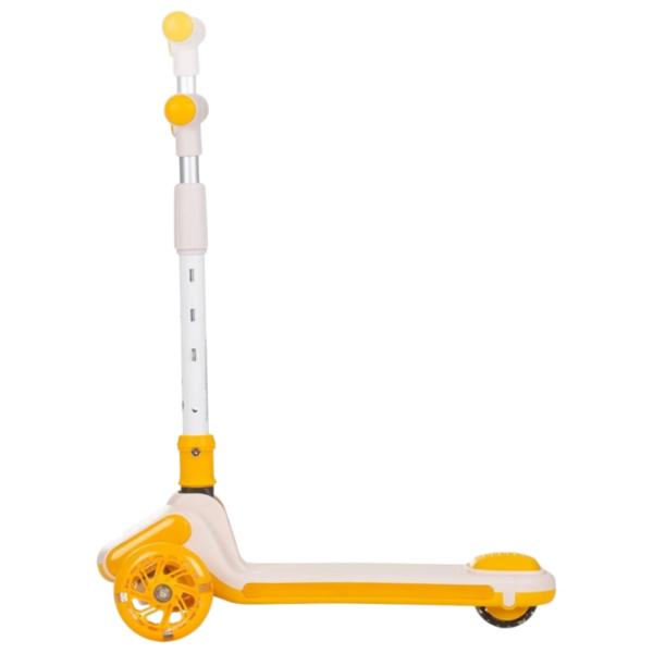 Детский трёхколёсный самокат Chipolino Rapido (DSRAP0244YE) Желтый 3 года, 50 кг, Полиуретановые photo 3