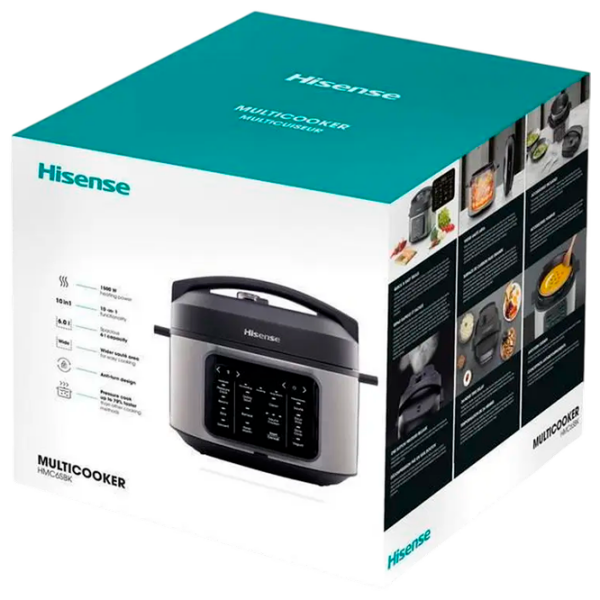 Multifierbător Hisense HMC6SBK Black 1500 W, 6 l photo 2