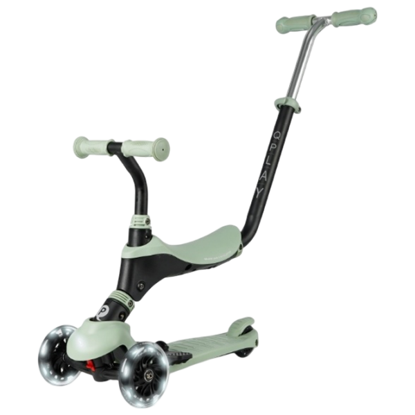 Trotinetă pentru copii cu trei roți Qplay Sema Pro (00-00716243) Green 2 ani, 50 kg, Din PU photo 1