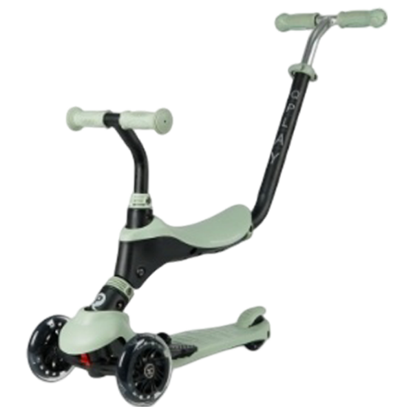 Trotinetă pentru copii cu trei roți Qplay Sema Pro (00-00716243) Green 2 ani, 50 kg, Din PU photo 6