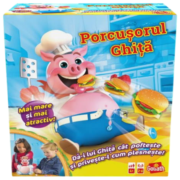 Настольная игра Goliath Pig Goes Pop Стратегия, 4+ photo 1
