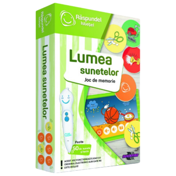 Joc educativ Raspundel Istetel Memory Game Sound Dezvoltare, 3+