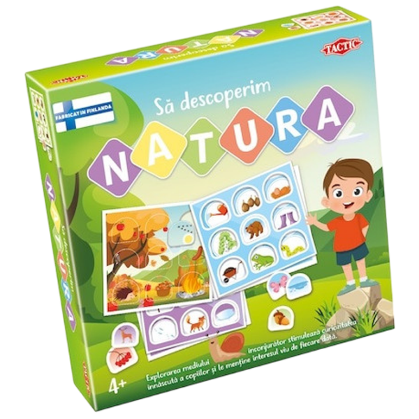 Joc educativ Tactic Let's learn Nature Dezvoltare, 4+
