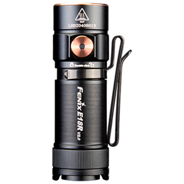 Lanternă Fenix E18R V2.0 Black  photo 3