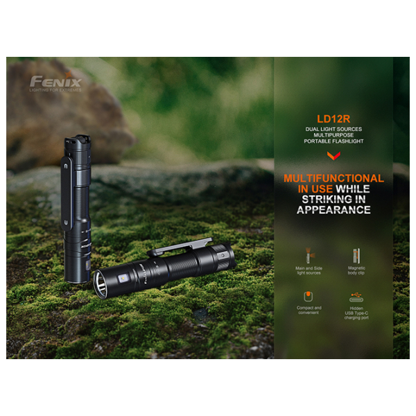 Lanternă Fenix LD12R Black  photo 7