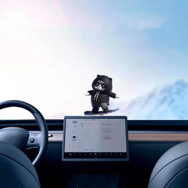 Jucării decorative Fancemot Sliding Skateboard Swing Bear Black  photo 6