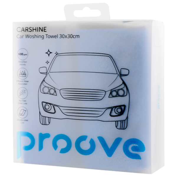 Lavetă auto Proove Carshine Grey Bumbac photo 5