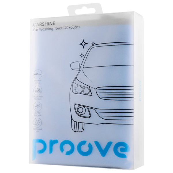 Lavetă auto Proove Carshine Grey Bumbac photo 5