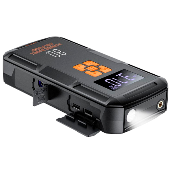 Incărcător și Redresor auto Hoco QS2 Land Portable Smart Air Pump Emergency Încărcare photo 1