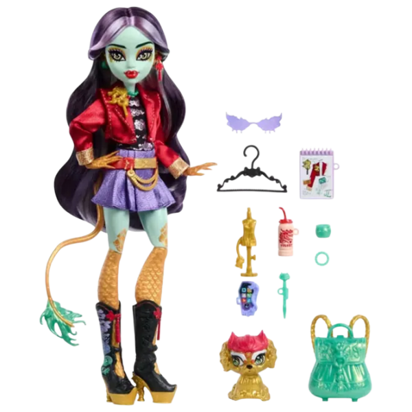 Păpușă Monster High Jinafire Long model HYV58 4+ photo 2
