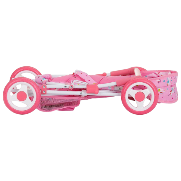 Cărucior pentru păpuși Chipolino Dora Unicorn Pentru plimbare KZKDR02403UN 3+ photo 2