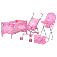 Set Chipolino Trixy Hearts accesorii pentru păpuși KZKTR02402HE 3+