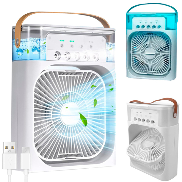 Ventilator Cooling Fans Purifier Mist White 20 W, Electronic, Numărul de viteze: 3 photo 4